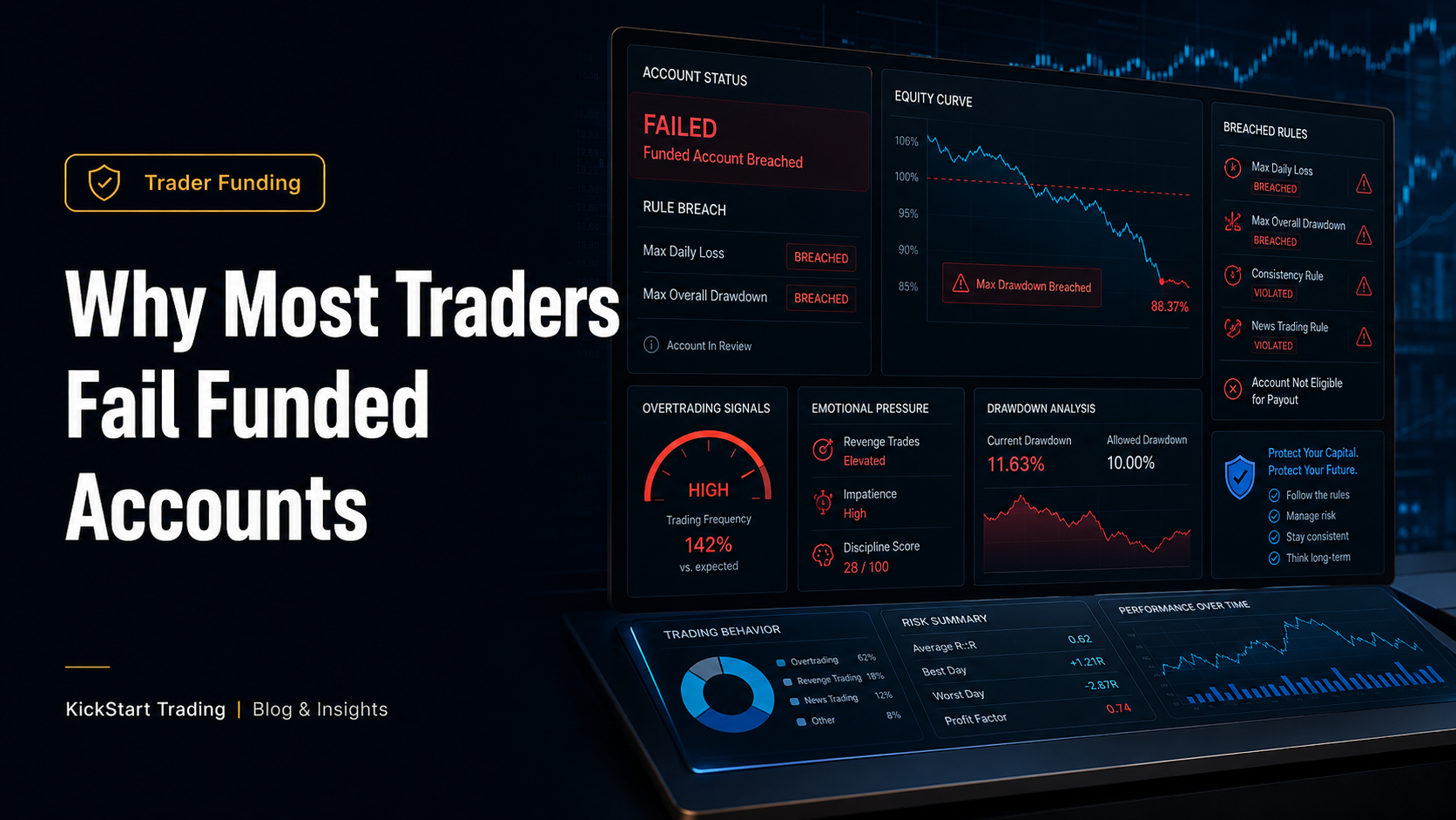 Why Most Traders Fail Funded Accounts